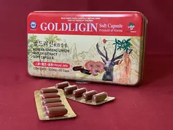 خرید و مشخصات کپسول جینسینگ شاخ گوزن یا جینسینگ کره ای گلدلیگین