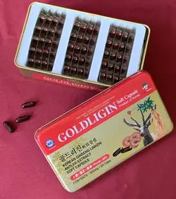 خرید و مشخصات کپسول جینسینگ شاخ گوزن یا جینسینگ کره ای گلدلیگین