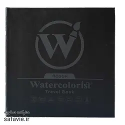 دفتر مسافرتی واترکالریست ۴۰ برگی جلد چرمی