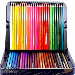 مداد رنگی ام کیو 48 رنگ جعبه فلزی