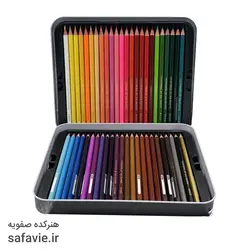 مداد رنگی ام کیو 48 رنگ جعبه فلزی