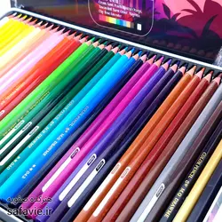 مداد رنگی ام کیو 48 رنگ جعبه فلزی