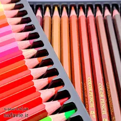 مداد رنگی ام کیو 48 رنگ جعبه فلزی