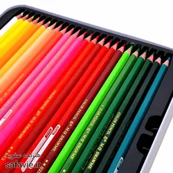 مداد رنگی ام کیو 48 رنگ جعبه فلزی