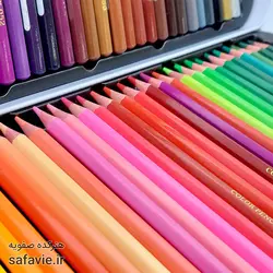مداد رنگی ام کیو ۷۲ رنگ جعبه فلزی