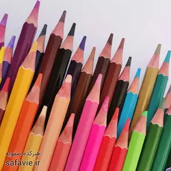 مداد رنگی ام کیو ۷۲ رنگ جعبه فلزی