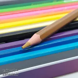 مداد رنگی ام کیو ۷۲ رنگ جعبه فلزی