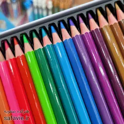 مداد رنگی ام کیو ۷۲ رنگ جعبه فلزی
