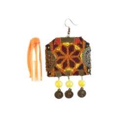 گوشواره سوزن دوزی مدل بلوچ کد 3