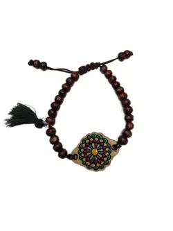 دستبند چوبی سنتی کد 16 - خوشحالی فروشی پلاک 27