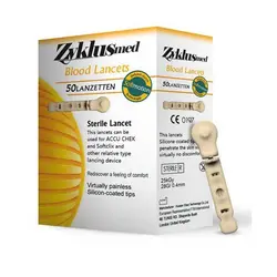 سوزن دو پر دستگاه اندازه گیری قند خون Zyklusmed Lancet