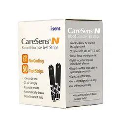 نوار دستگاه اندازه گیری قندخون CareSens N