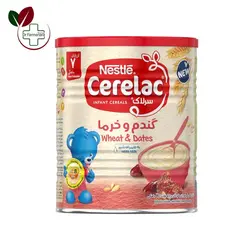 سرلاک گندم و خرما به همراه شیر نستله Cerelac Wheat And Date