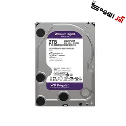 هارد وسترن دیجیتال بنفش دو ترابایت | Western Digital WD20PURZ Purple Hard Disk 2.0TB - آذراستوک