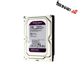 هارد وسترن دیجیتال بنفش یک ترابایت | Western Digital WD10PURZ Purple Hard Disk 1.0TB - آذراستوک