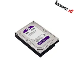 هارد وسترن دیجیتال بنفش 2 ترابایت نو با گارانتی | Western Digital WD22PURZ Purple Internal 2TB - آذراستوک