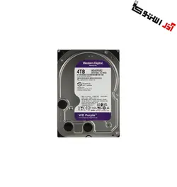 هارد وسترن دیجیتال بنفش 4 ترابایت نو با گارانتی | Western Digital WD42PURZ Purple Internal 4TB - آذراستوک