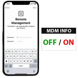 چک وضعیت (فعال / غیرفعال) قفل MDM آیفون