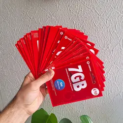 سیم کارت فیزیکی Vodafone انگلیس