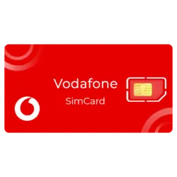 سیم کارت فیزیکی Vodafone انگلیس