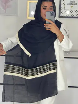 شال پولک دوزی نخی مزونی