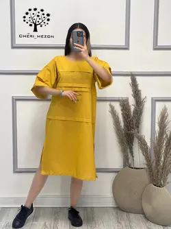 پیراهن آستین کوتاه - کد 2093