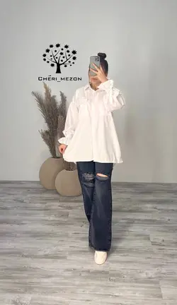 شومیز بغل چاک دار -کد 4022