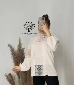 شومیز گیپوری - کد 4026