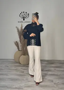 شومیز گیپوری - کد 4026