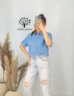 شومیز جین - کد 4038