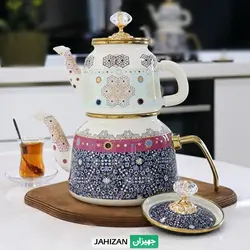 کتری قوری لعابی لایت کد8653