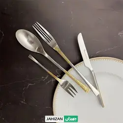 سرویس قاشق چنگال 30نفره سیلور طلا مات رزنتال کد7200