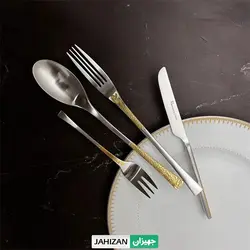 سرویس قاشق چنگال 30نفره سیلور طلا مات رزنتال کد7200