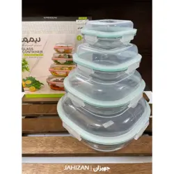 ست ظروف شیشه ای لیمون - 4عددی