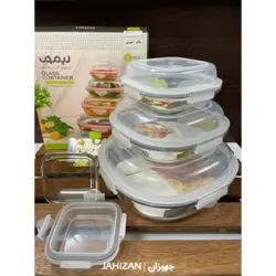 ست ظروف شیشه ای لیمون - 4عددی