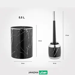 ست سرویس بهداشتی لیمون طرح رومانتیک ماربل کد2024