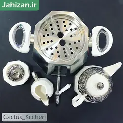 کتری قوری استیل برگامو