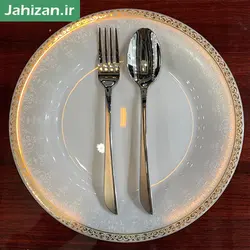 سرویس قاشق چنگال 30نفره سیلور مات براق فیلیکس کد128