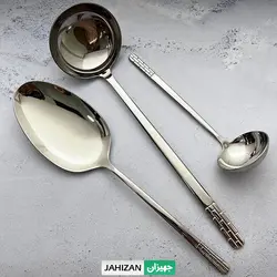 سرویس قاشق چنگال 24نفره نیکولمن مدل سیلور براق کد323m