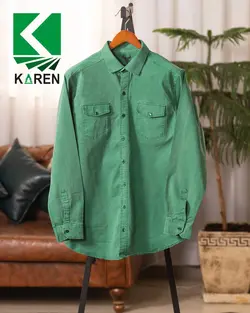 پیراهن سایز بزرگ کتان سنگشور - کد 236