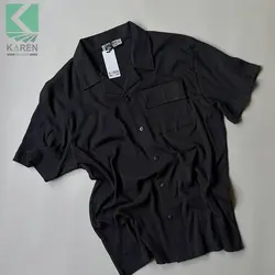 تیشرت سایز بزرگ یقه انگلیسی - کد 663