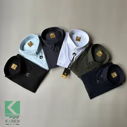 پیراهن سایز بزرگ ساده آستین کوتاه - کد 241
