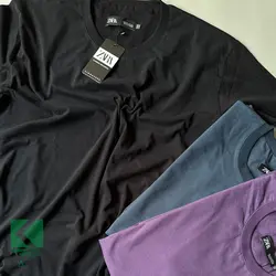 تیشرت سایز بزرگ بیسیک زارا - کد ۶۶5