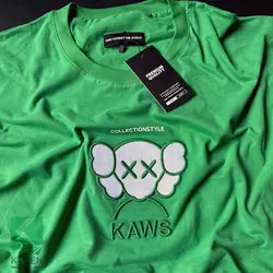 تیشرت سایز بزرگ بیسیک طرحدار - کد 671