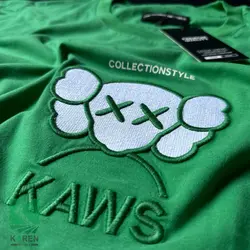 تیشرت سایز بزرگ بیسیک طرحدار - کد 671