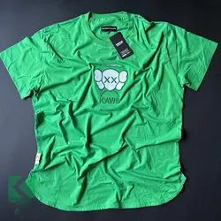 تیشرت سایز بزرگ بیسیک طرحدار - کد 671