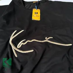 تیشرت سایز بزرگ بیسیک طرحدار - کد 677