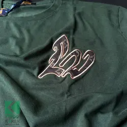 تیشرت سایز بزرگ بیسیک طرحدار - کد 676