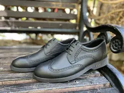 کفش سایز بزرگ مردانه کلاسیک تمام چرم هشت ترک بندی – کد 110