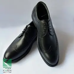 کفش سایز بزرگ مردانه کلاسیک تمام چرم هشت ترک بندی – کد 110